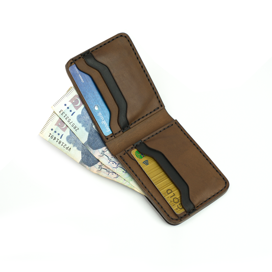 The Blix - A Leather Bifold Wallet WOLF.PK