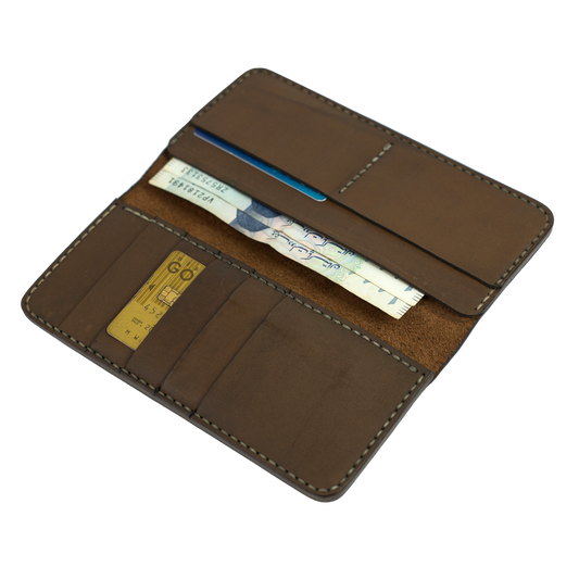 The Apex - A Leather Long Wallet WOLF.PK