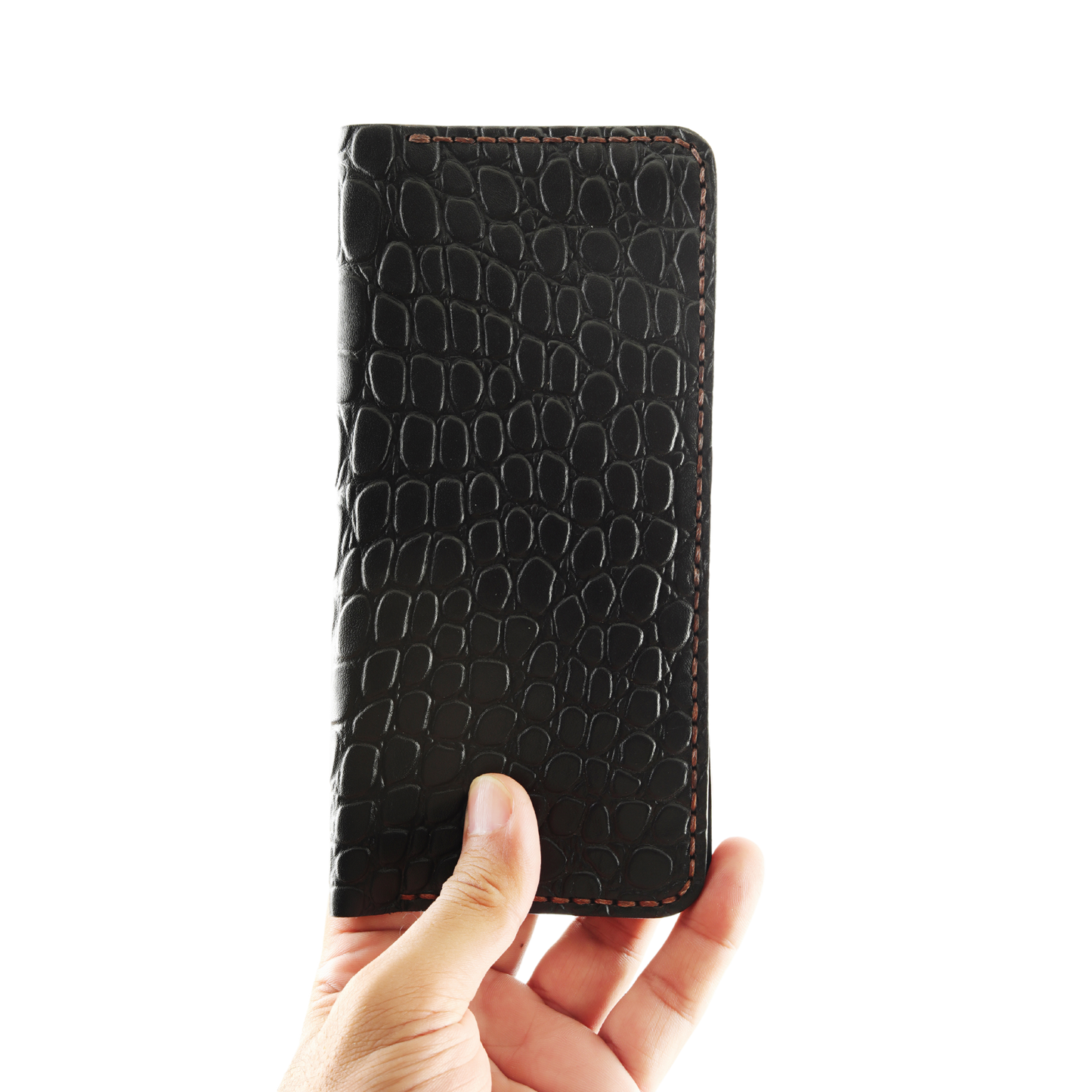 The Crocspan : A Leather Long Wallet