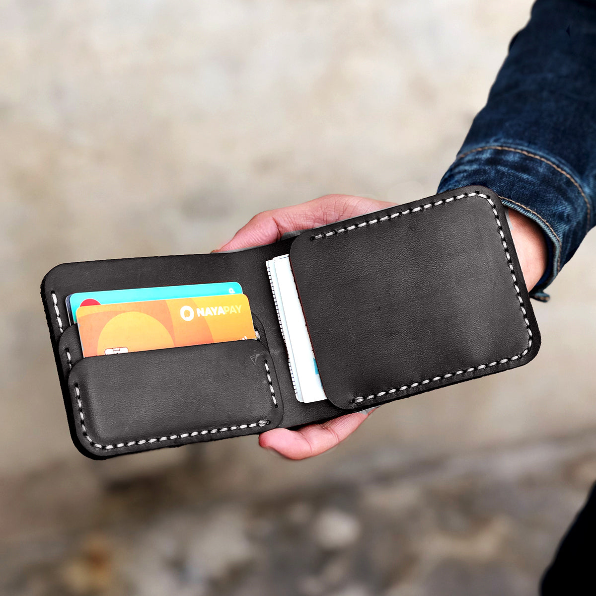 The Futuristic: A Leather Bifold Wallet