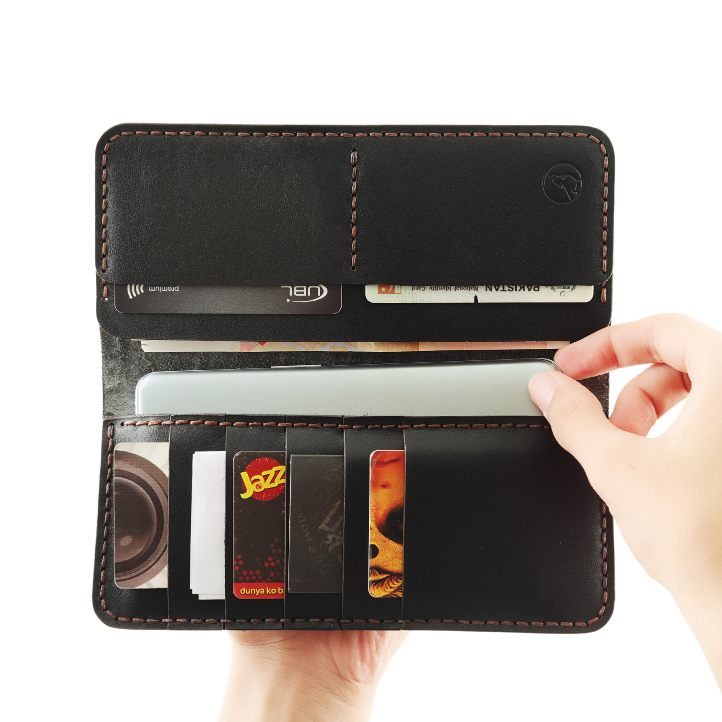 The Crocspan : A Leather Long Wallet