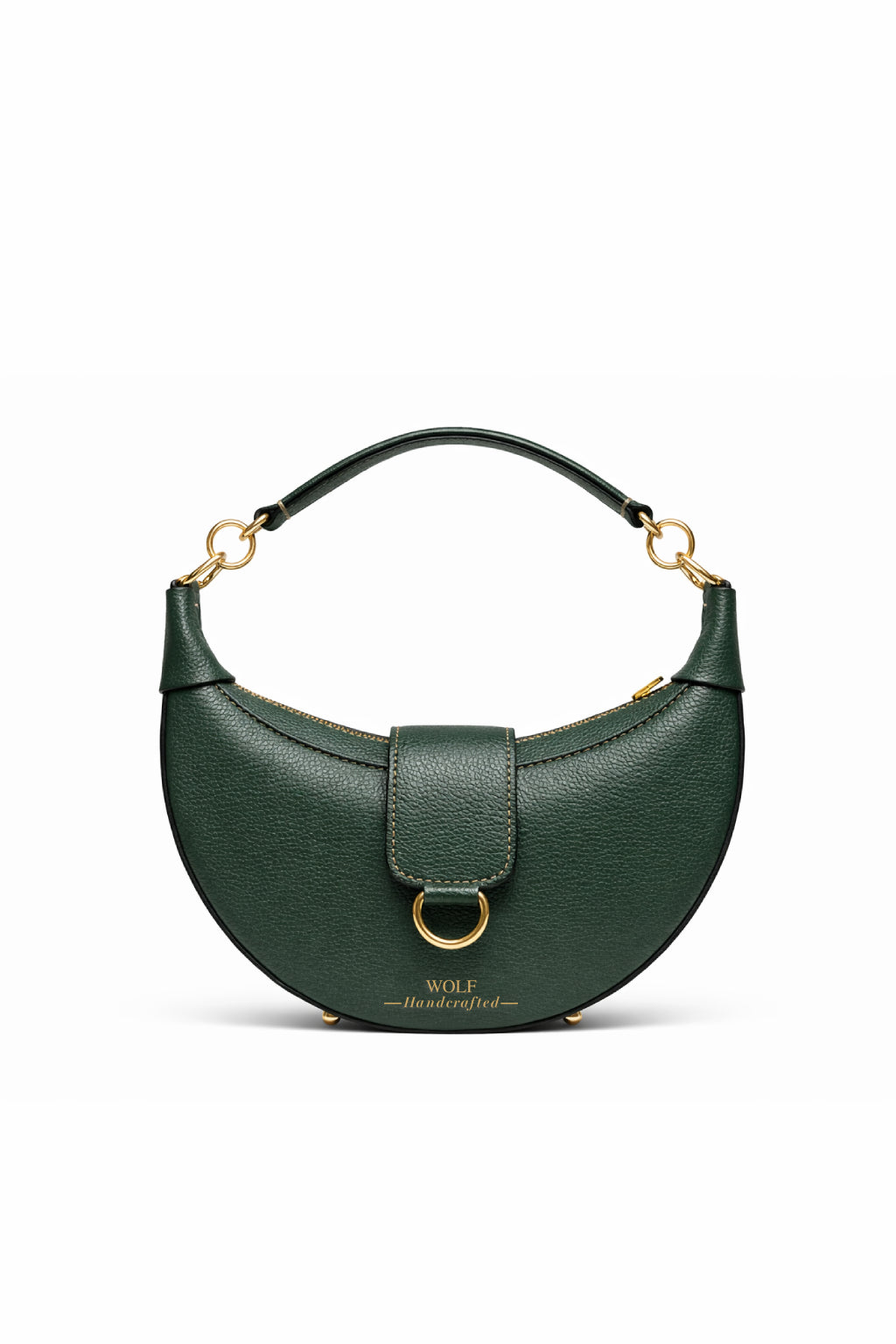 Wolf Luna Bag - Green Wolf Handcrafted