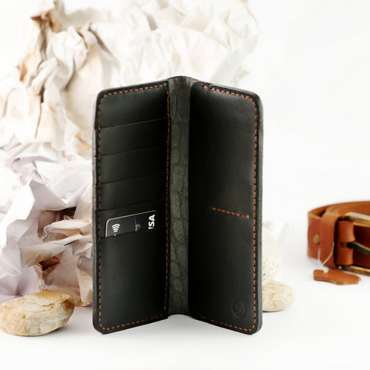 The Crocspan : A Leather Long Wallet WOLF.PK