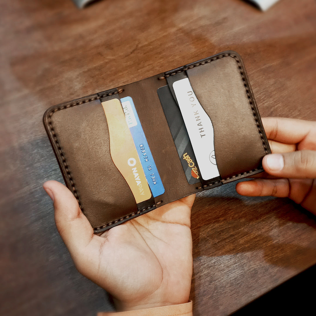 The Vertique - A Leather Cardholder Wallet