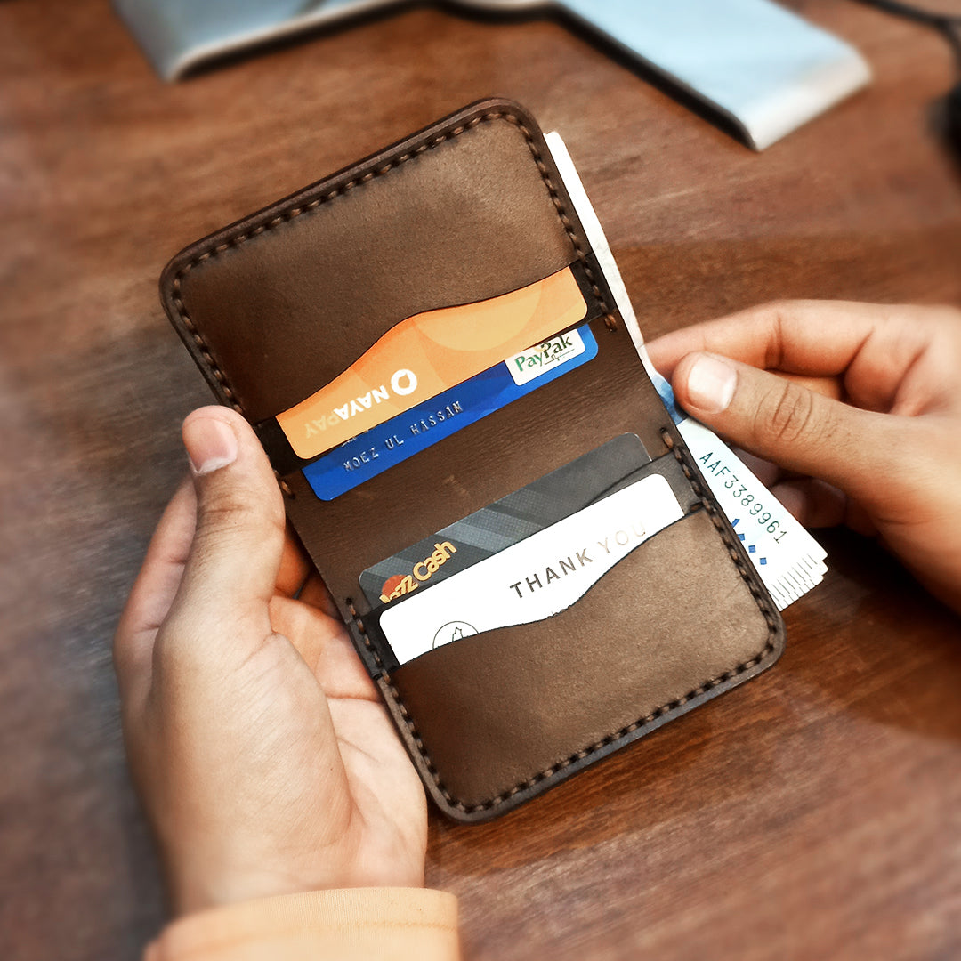 The Vertique - A Leather Cardholder Wallet