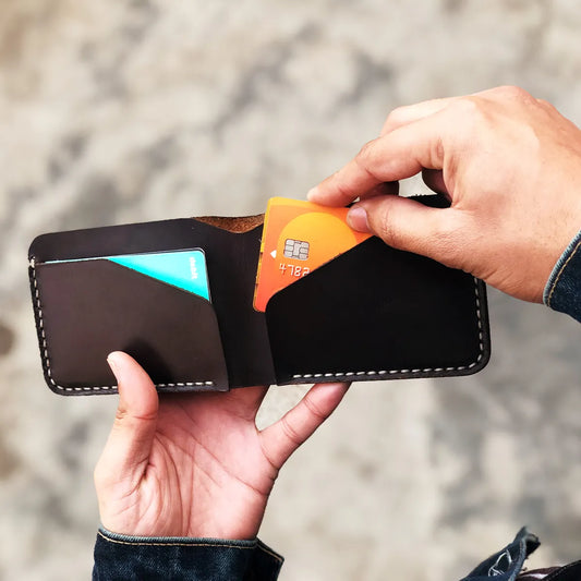 The Nexus: A Leather Bifold Wallet wolf.pk