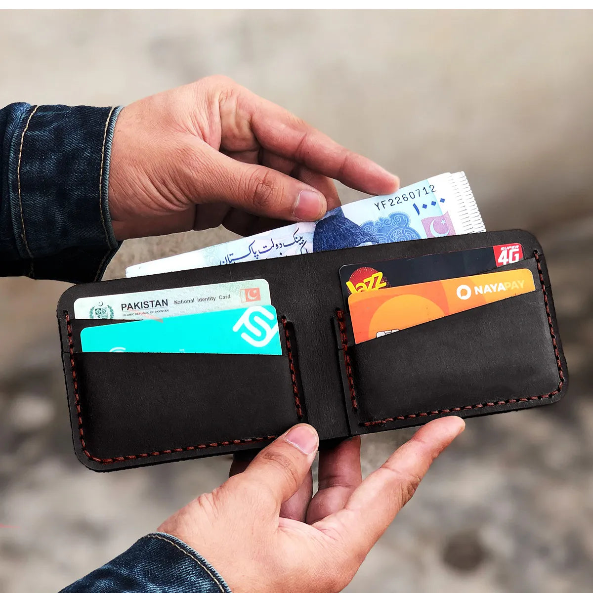 The Eon: A Leather Bifold Wallet