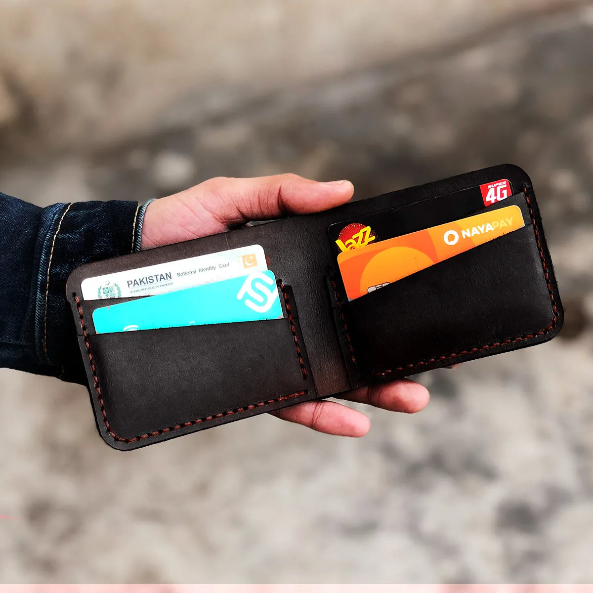 The Eon: A Leather Bifold Wallet