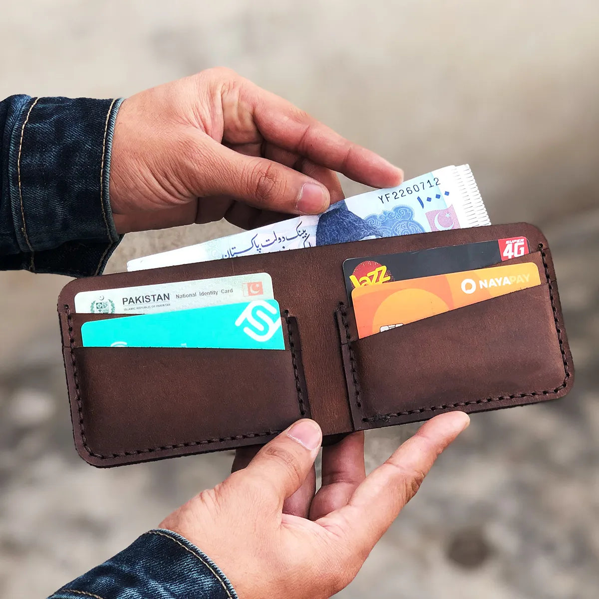The Eon: A Leather Bifold Wallet