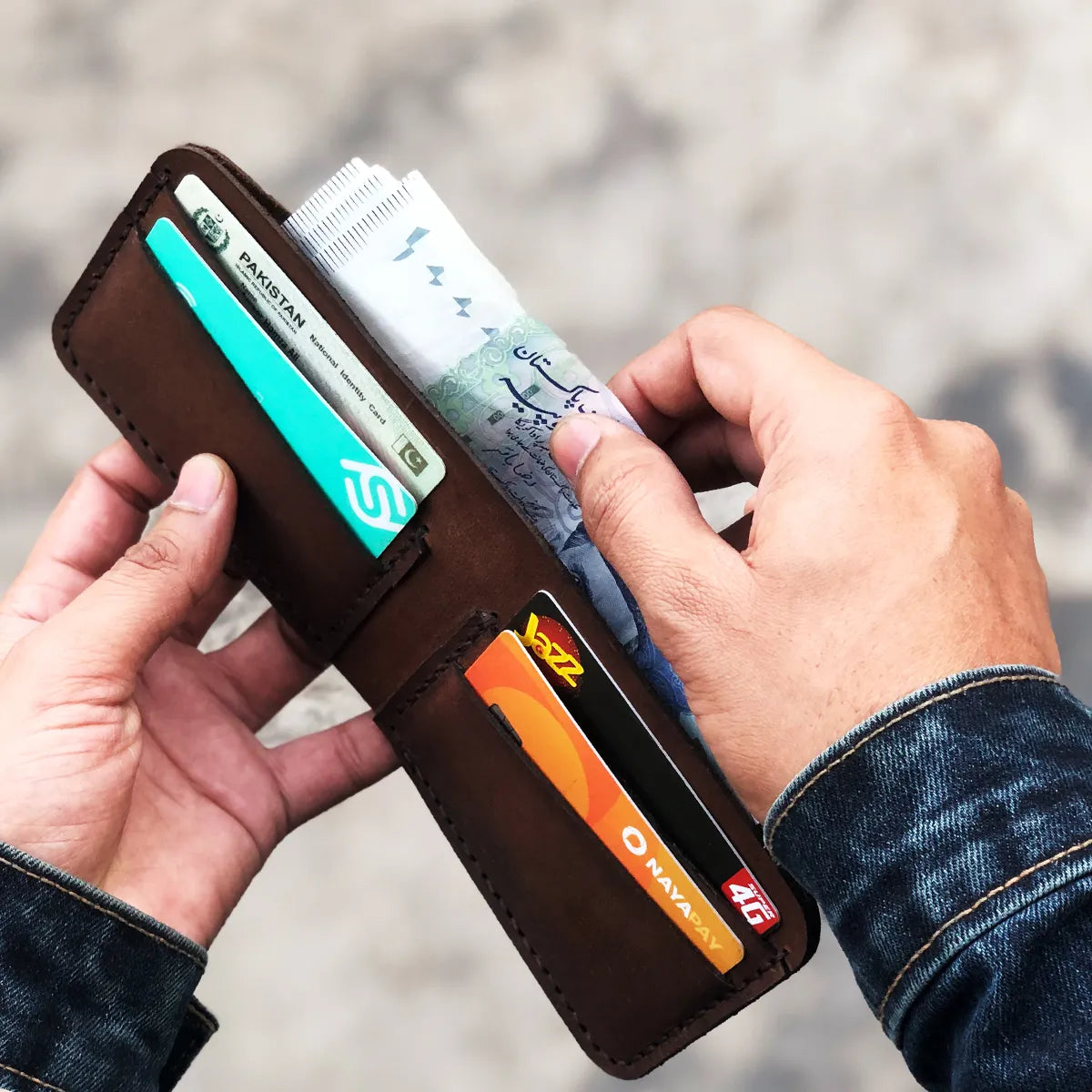 The Eon: A Leather Bifold Wallet