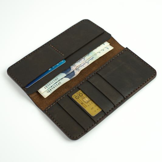 The Apex - A Leather Long Wallet