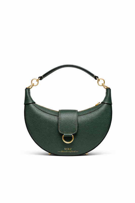 Wolf Luna Bag - Green Wolf Handcrafted
