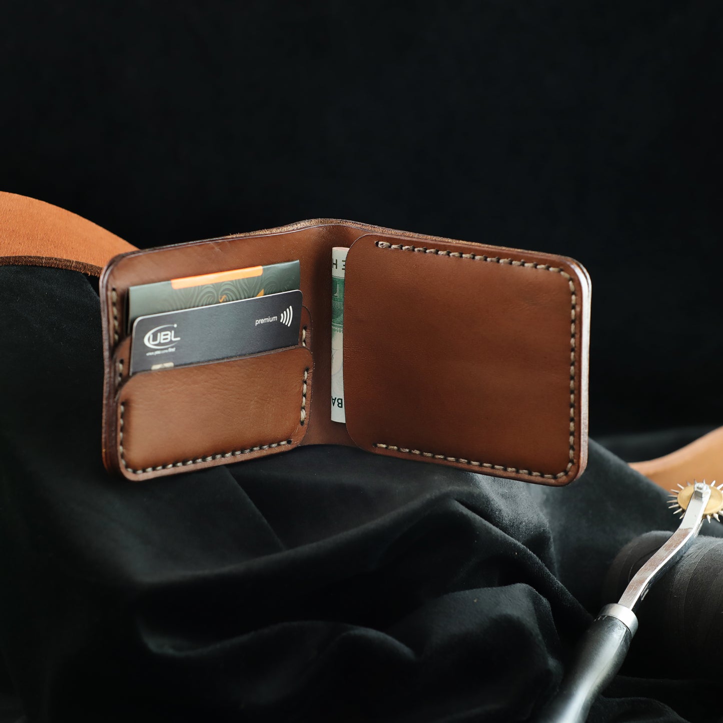 The Futuristic: A Leather Bifold Wallet