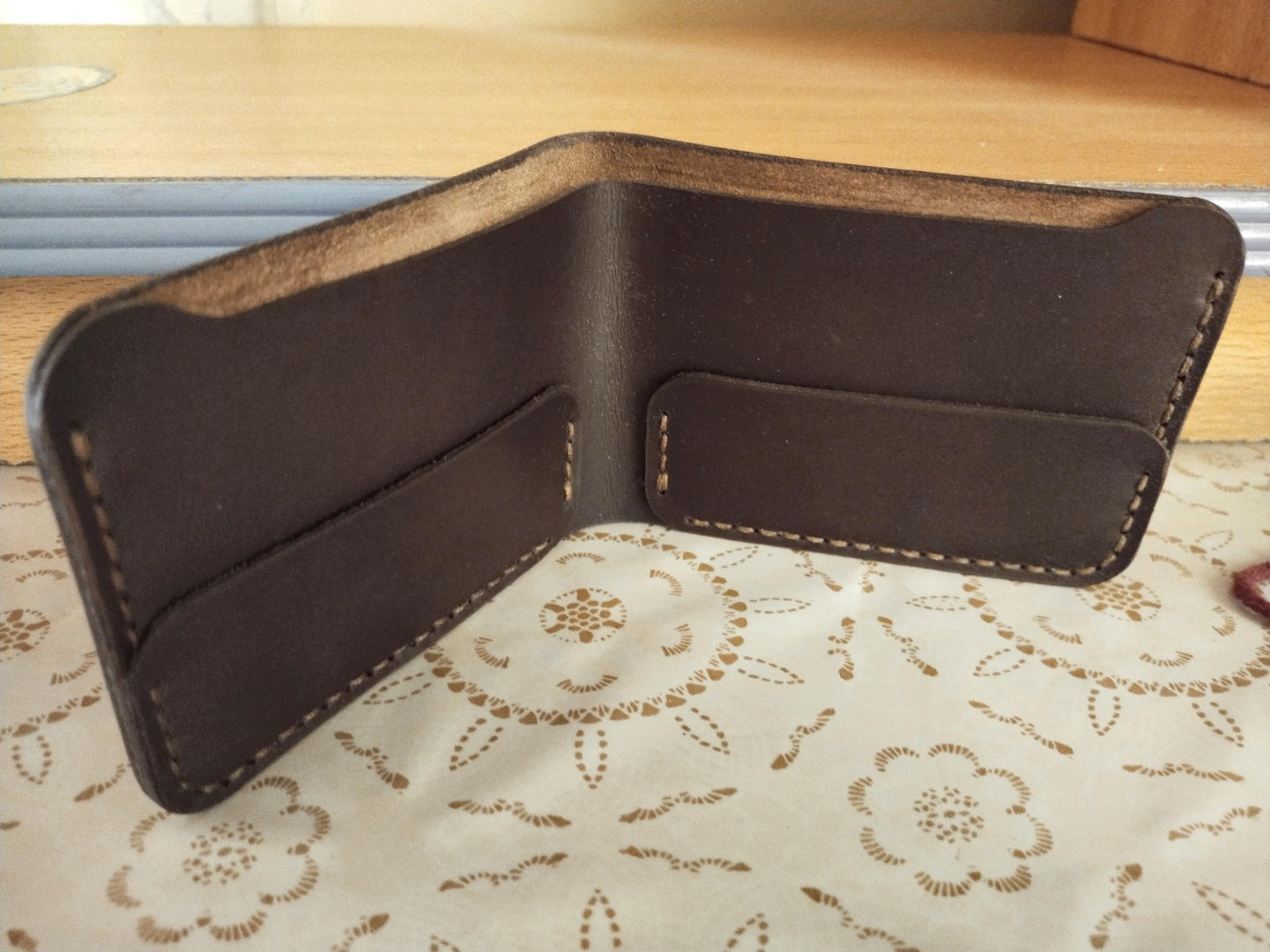 The Vortex: A Leather Bifold Wallet