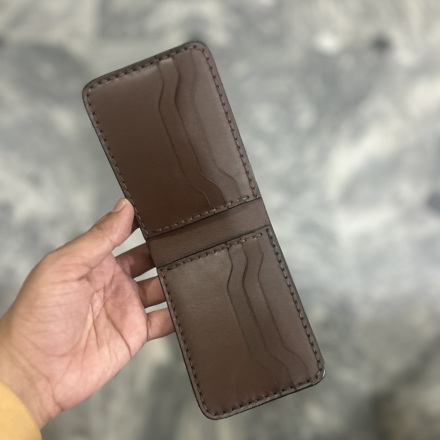 The Blix - A Leather Bifold Wallet WOLF.PK