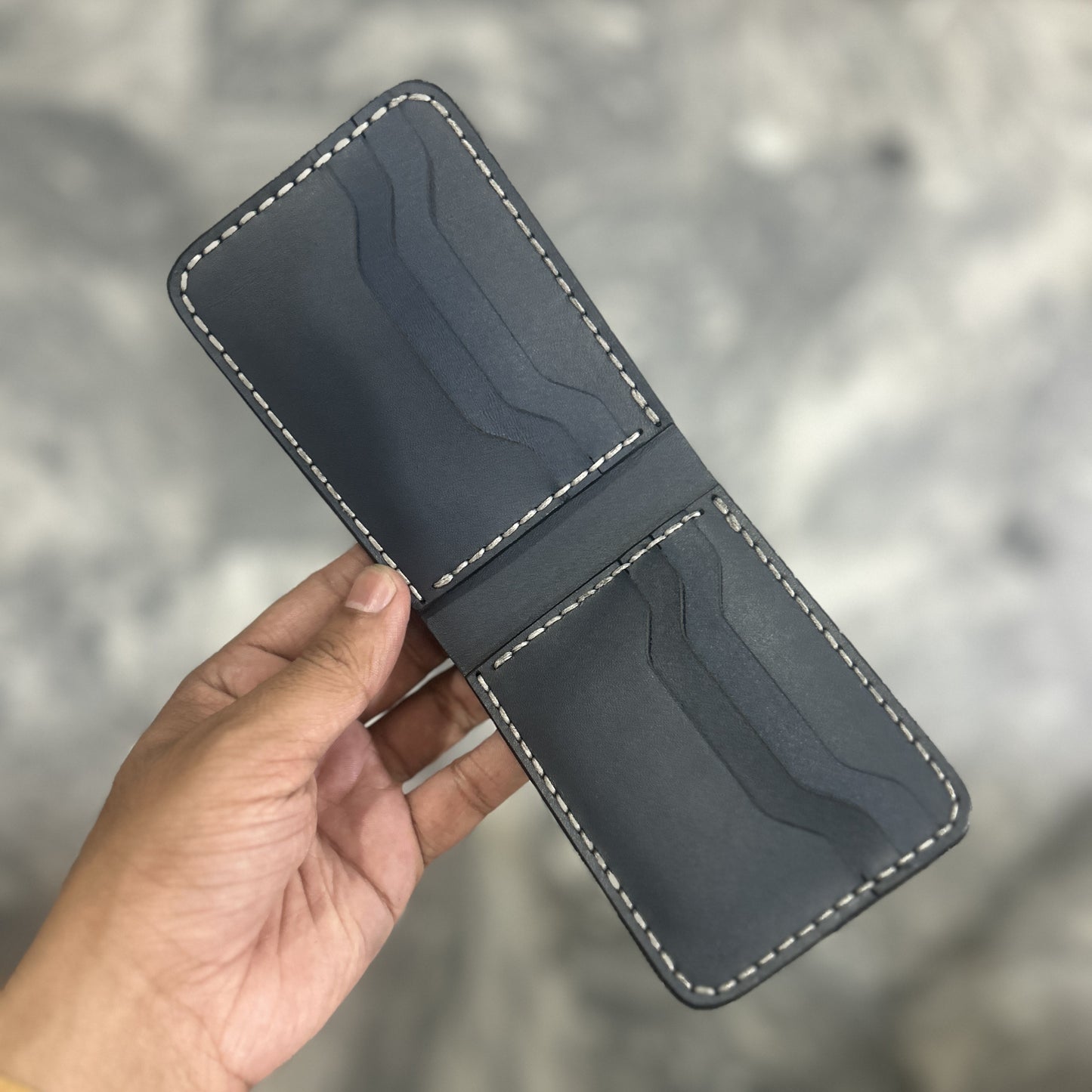 The Blix - A Leather Bifold Wallet WOLF.PK