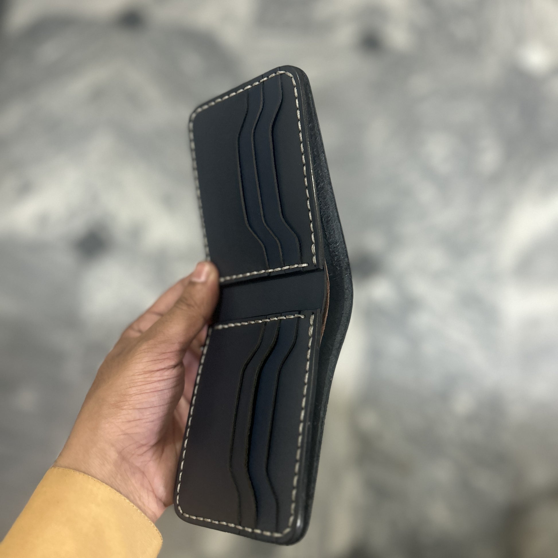 The Blix - A Leather Bifold Wallet WOLF.PK