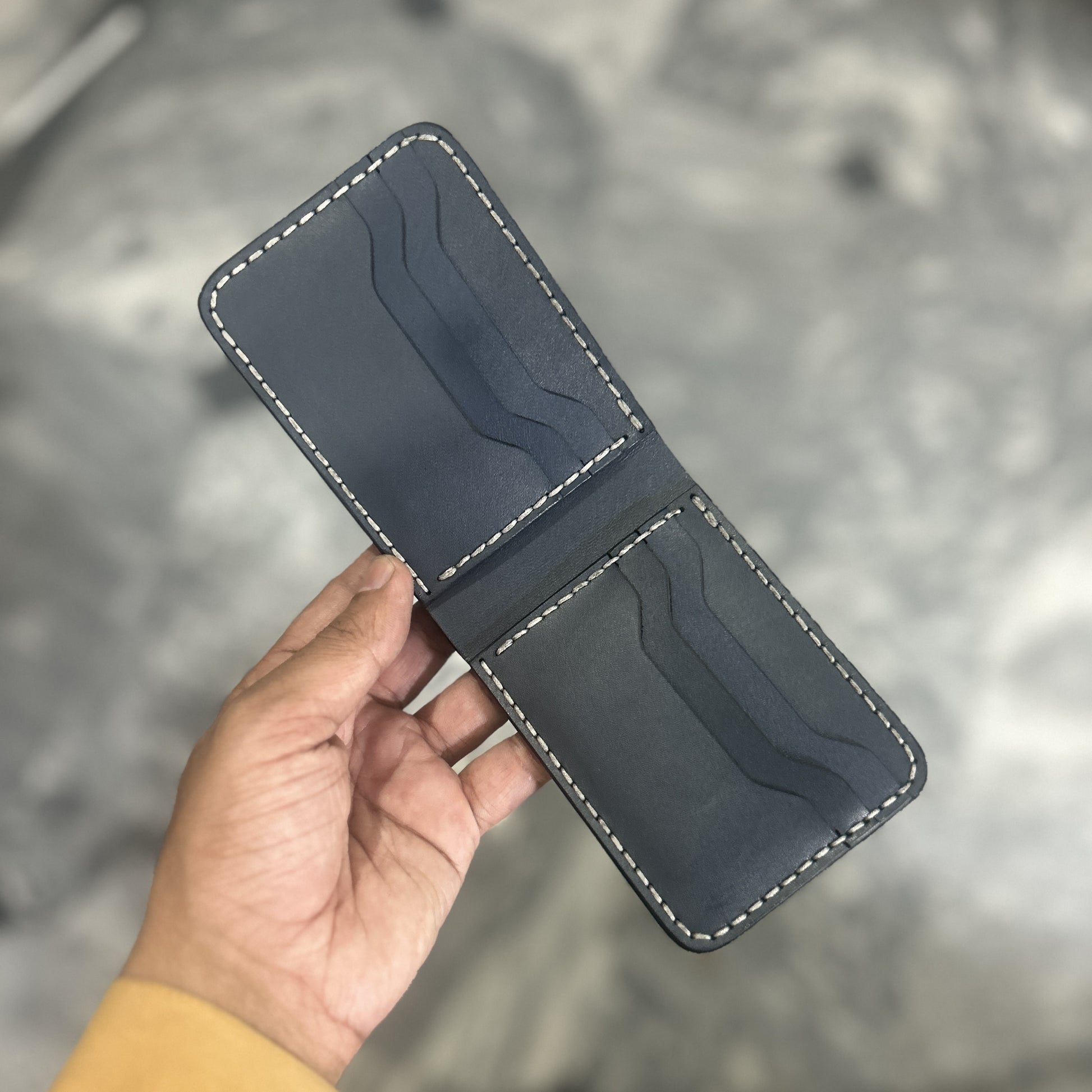 The Blix - A Leather Bifold Wallet WOLF.PK