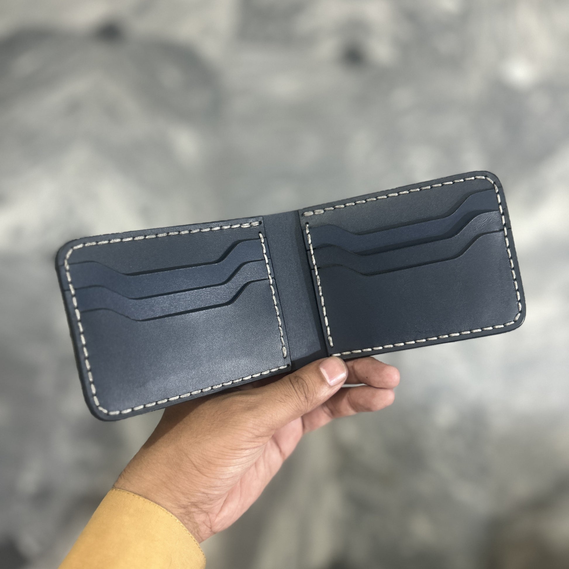 The Blix - A Leather Bifold Wallet WOLF.PK