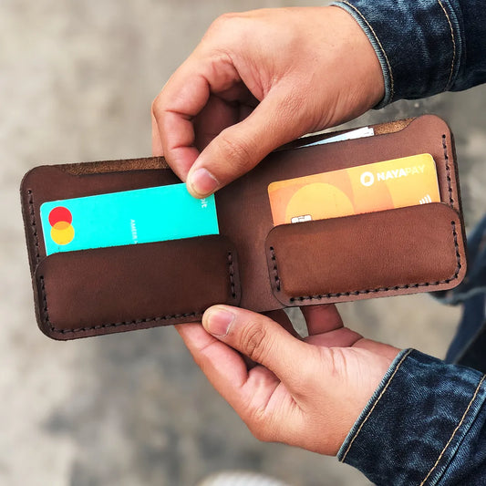 The Vortex: A Leather Bifold Wallet