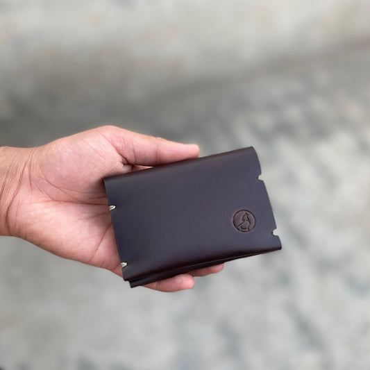 The Zenith: A Semi-Stitched Leather Wallet